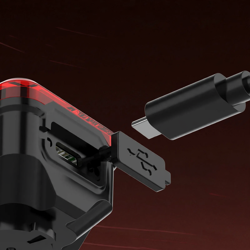 Bicycle tail light with brake indicator