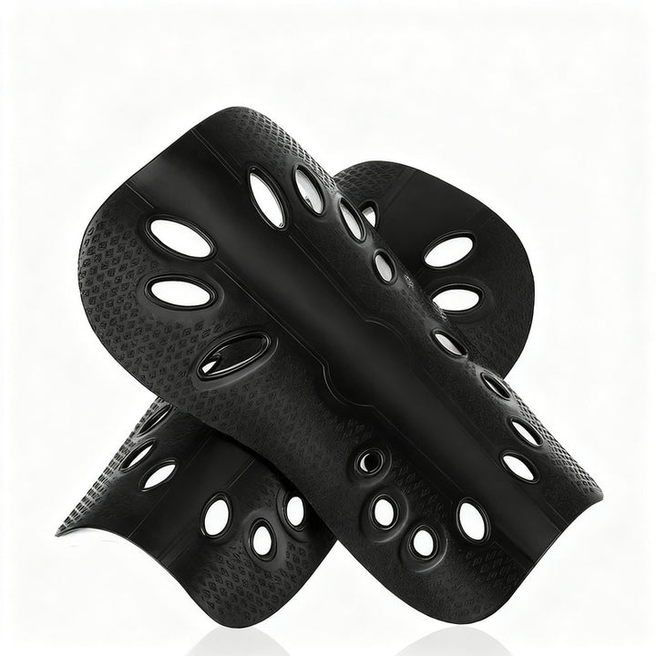 Shin guard, PU, with insert, adults