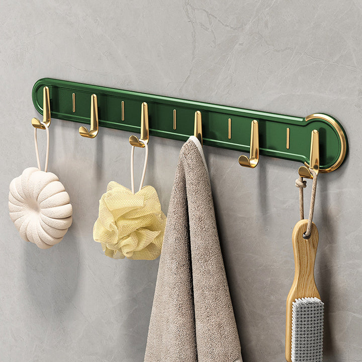 Self-adhesive wall hooks, 6-piece strip