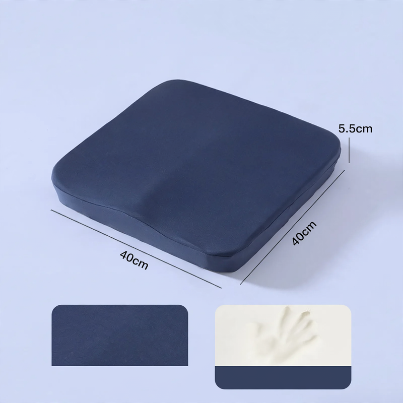 Memory foam seat cushion for office and car