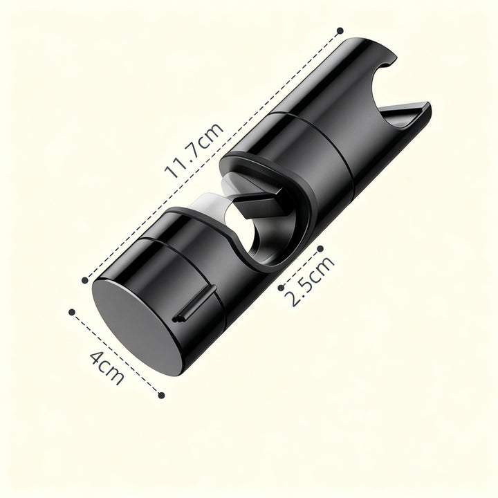 Shower head holder without drilling, adjustable