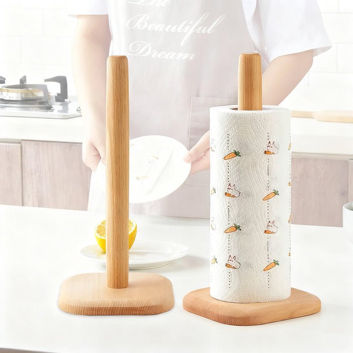 Metal kitchen roll holder, round