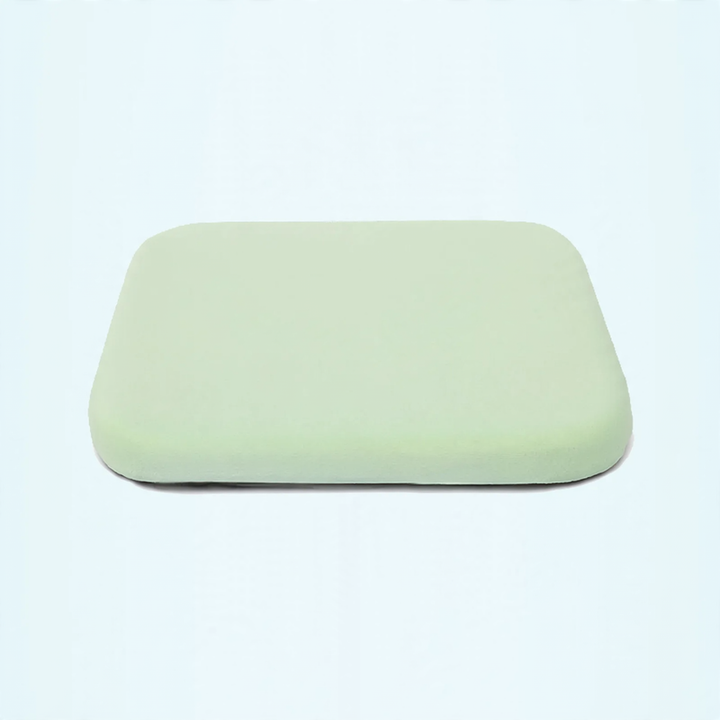 Seat cushion with memory foam, cotton blend