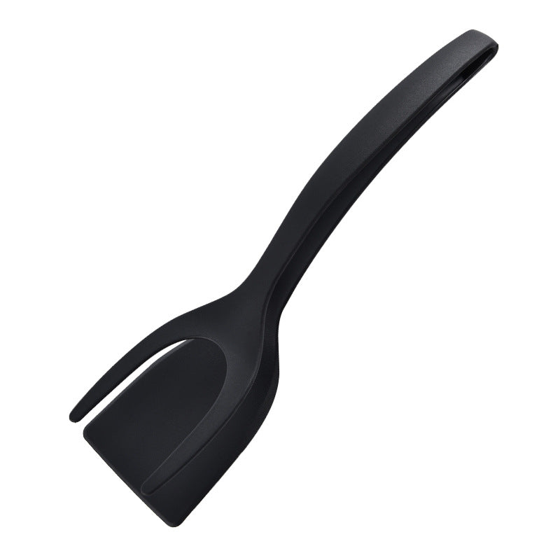 2-in-1 spatula and food tongs, non-stick