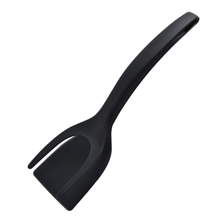 2-in-1 spatula and food tongs, non-stick