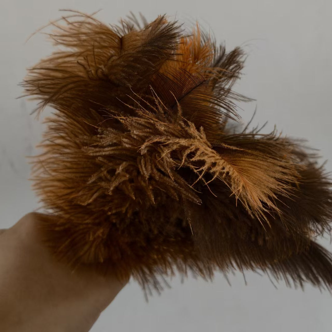 Extendable ostrich feather duster, 120 cm