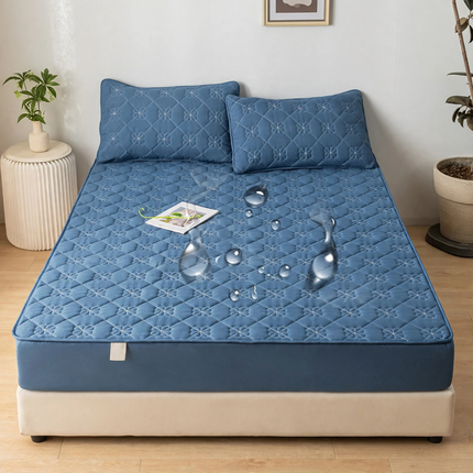 Waterproof fitted sheet, 180 cm, washable