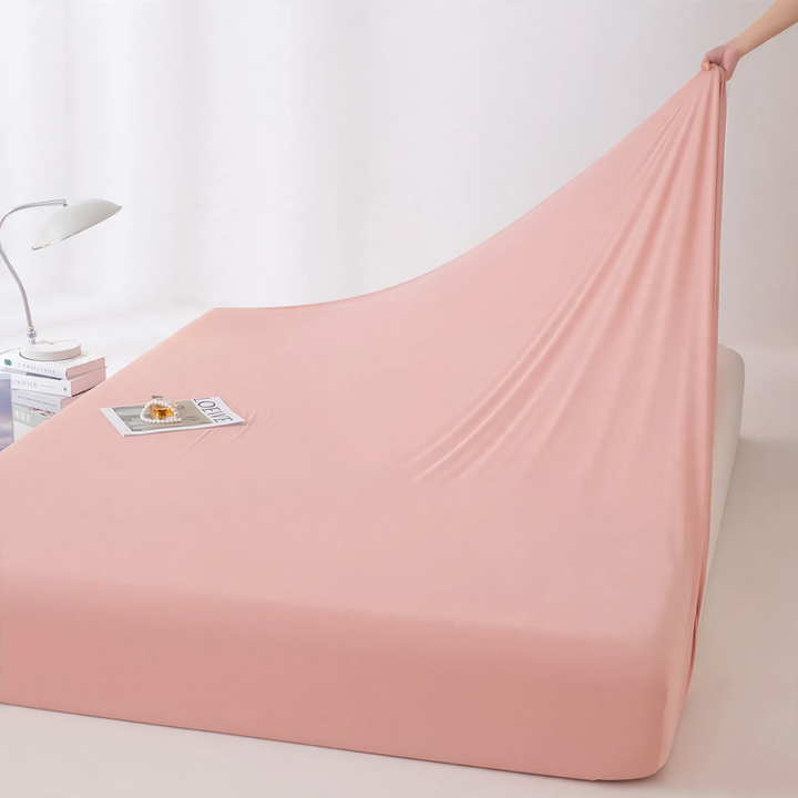Summer fitted sheet with cooling effect, 0.9 m