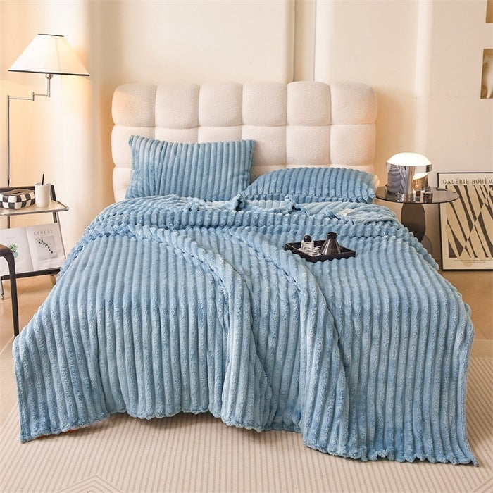 Fleece wool blanket, 800–1000 g, four seasons