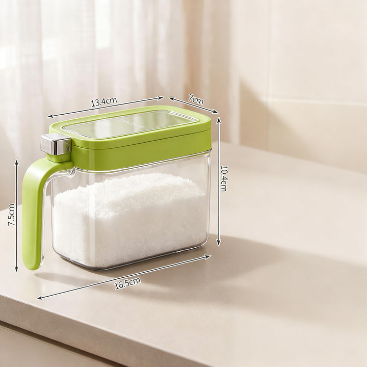 Spice container, ABS, square, airtight