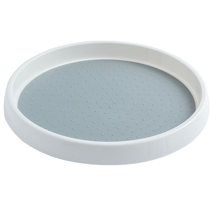 Rotating kitchen shelf with turntable, plastic