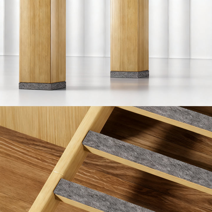 Felt furniture glides, self-adhesive