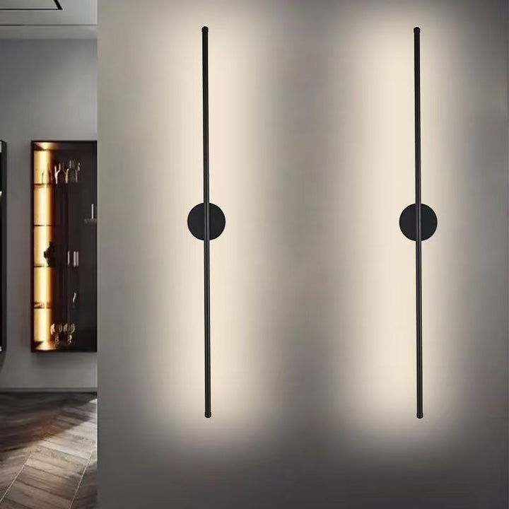 LED wall lamp modern, Aluminum, Silicon