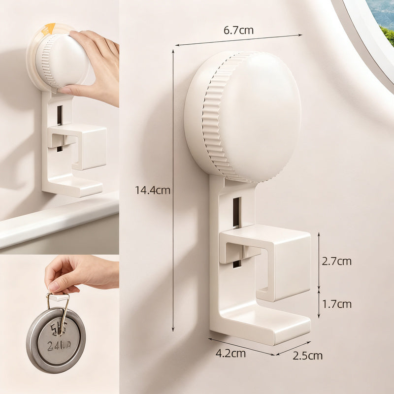Suction cup holder for sinks and bowls