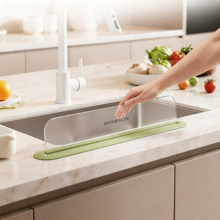 Silicone splash guard for sink