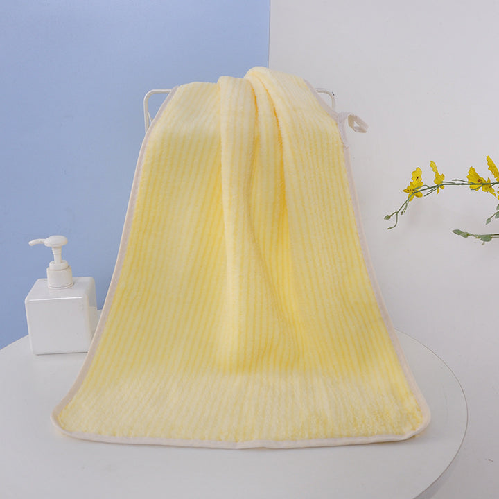 Bath towel and hand towel made of coral fleece