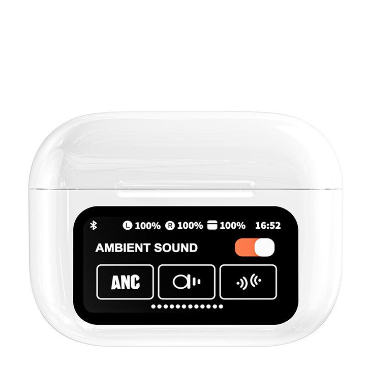 True Wireless Earbuds with Color Display and Noise Cancellation