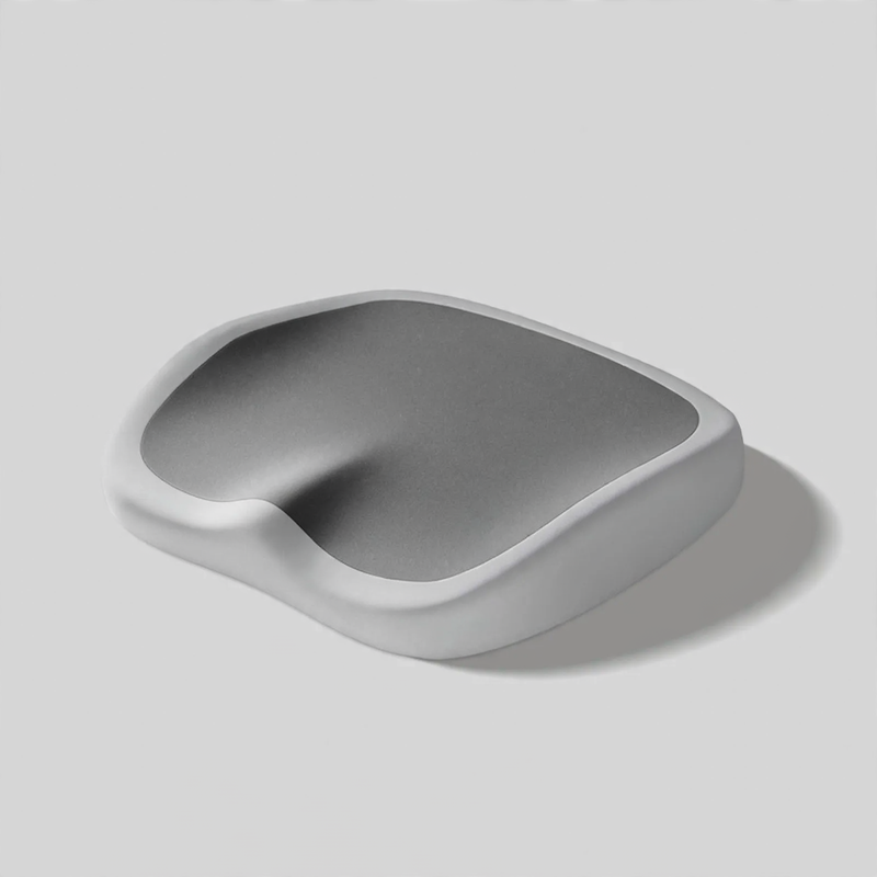 Seat cushion with back support made of memory foam