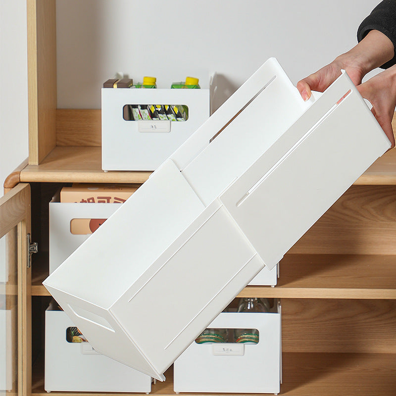 Wall-mounted storage box with compartments