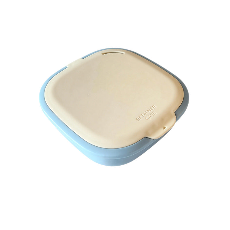 Portable storage box for braces and retainers