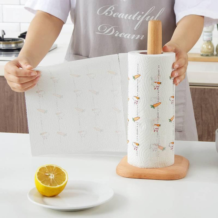 Metal kitchen roll holder, round