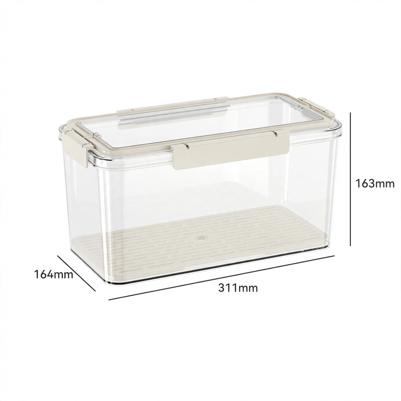 Food storage container made of food-grade PET, 4–5 L