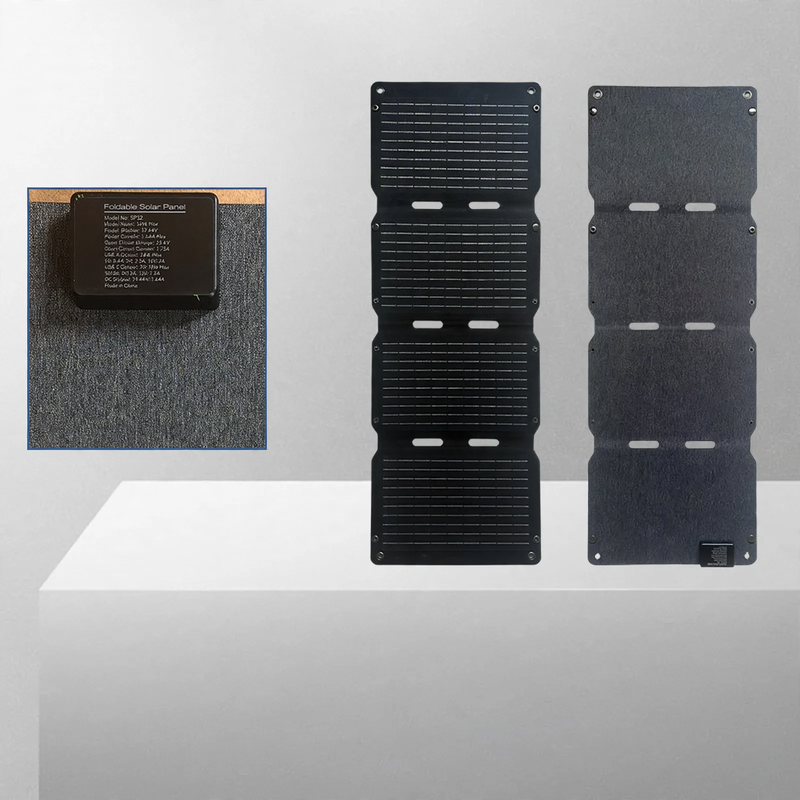 Portable solar charger, foldable