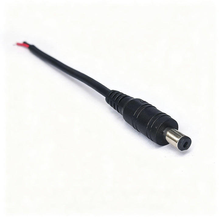 DC power connection cable with 5.5×2.1 mm plug