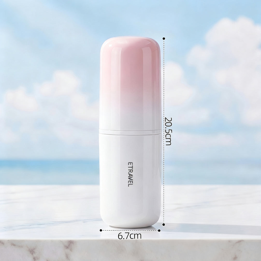 Portable dental care set for travel