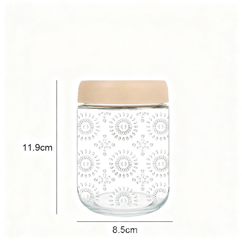 Glass jar with lid, 500 ml