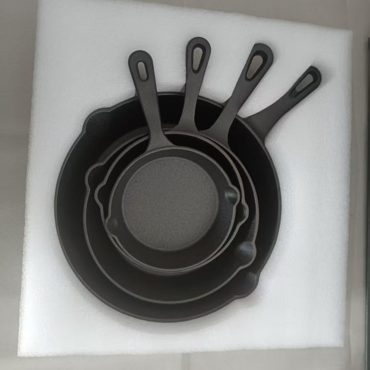 Cast Iron Pot Set, 3 or 4 pieces, 14–26 cm
