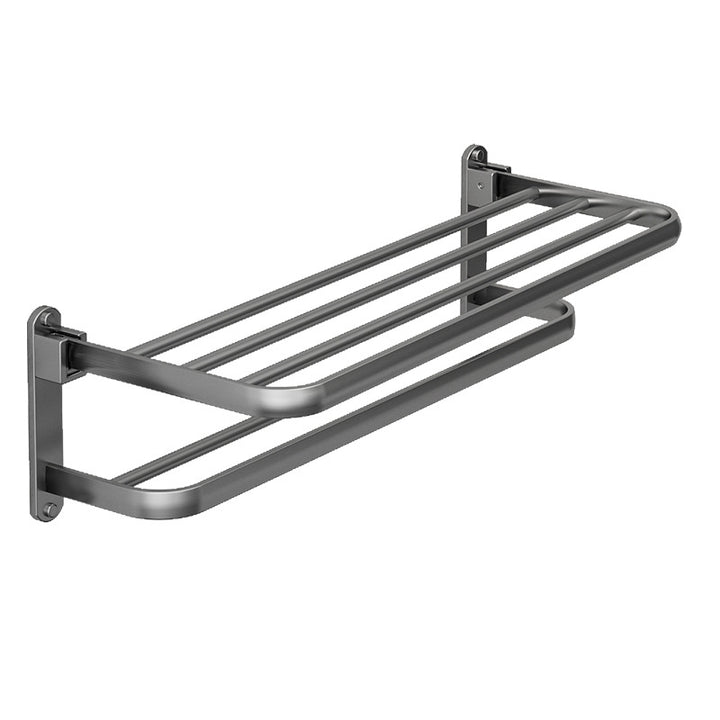 Aluminum towel holder, wall-mounted