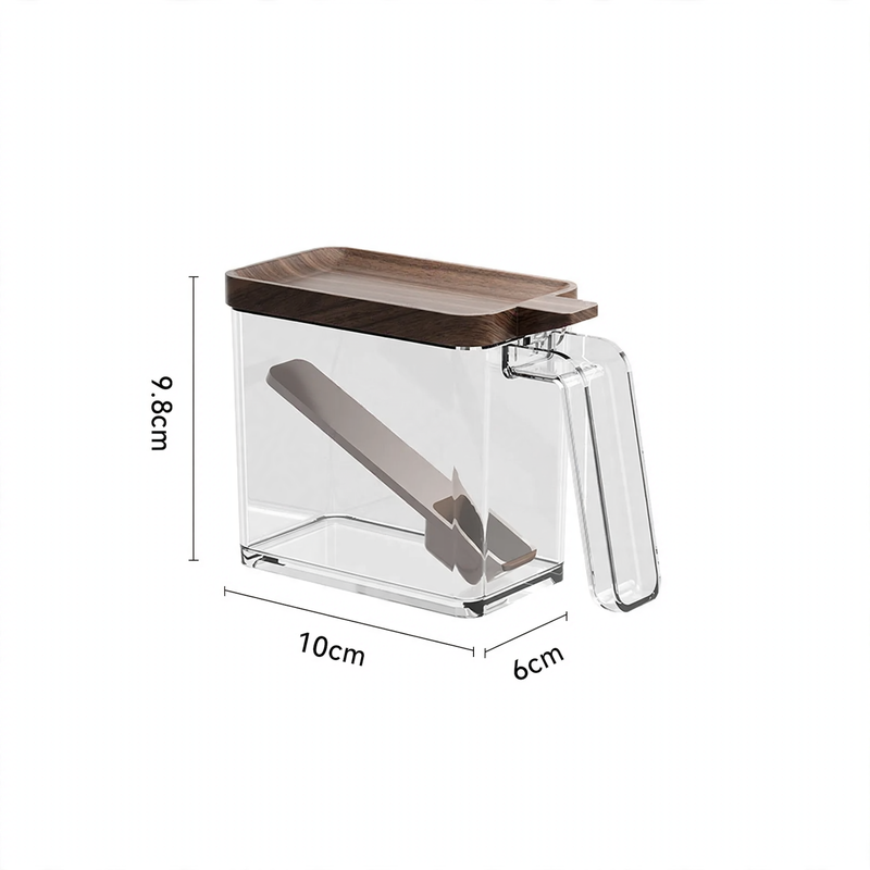 Wall-mounted spice rack without drilling