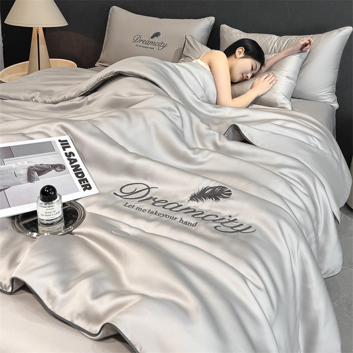 Summer blanket made of ice fiber, 150–200 cm, washable