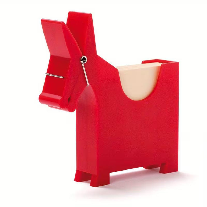 Donkey note holder made of plastic, model SL0003