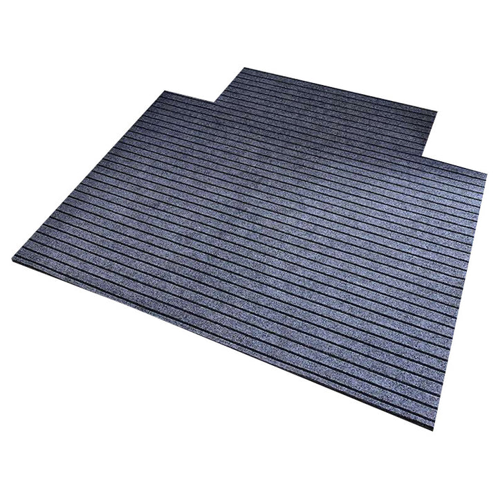Striped doormat made of PVC