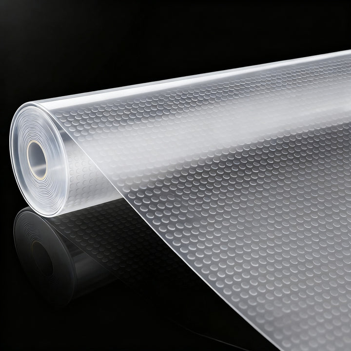 Drawer mat with knobs, self-adhesive