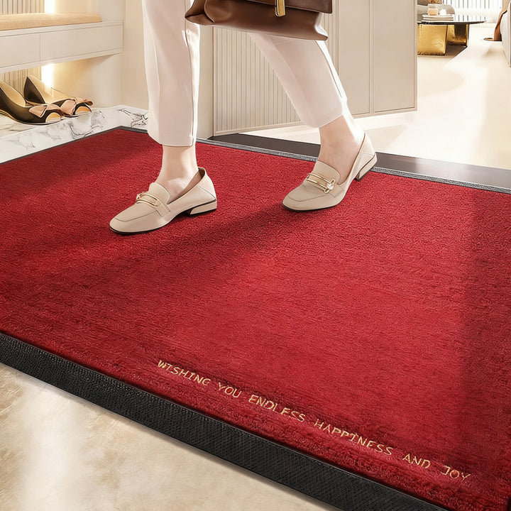 Non-slip entrance mat made of polypropylene fibers