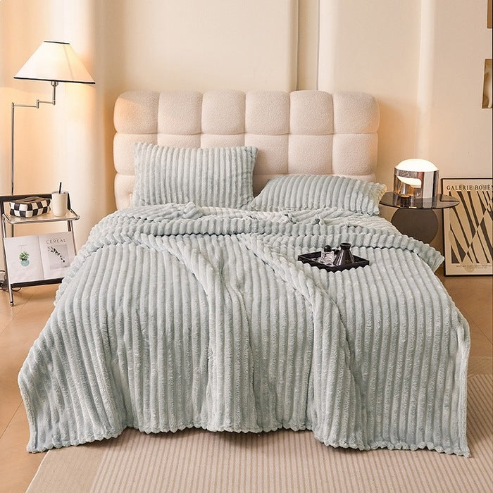 Fleece wool blanket, 800–1000 g, four seasons