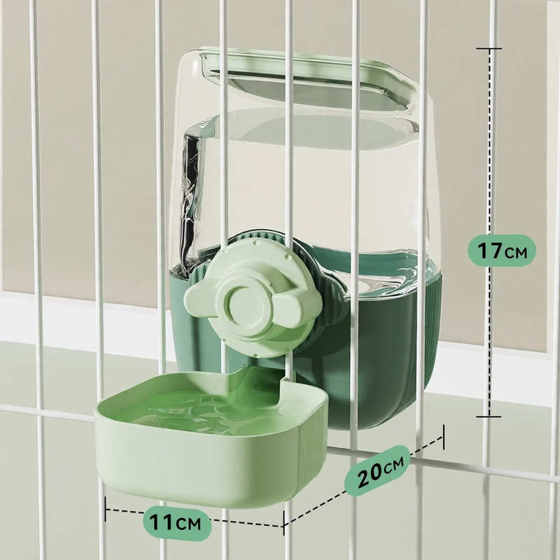 Hanging water and feeding bowls for pets