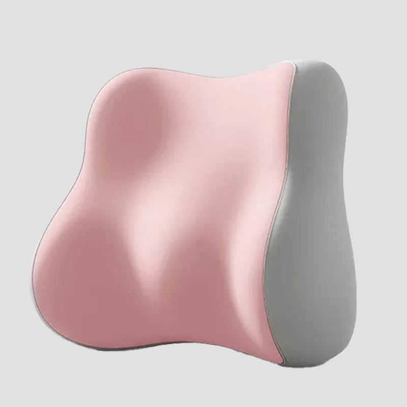 Seat cushion with lumbar support, memory foam
