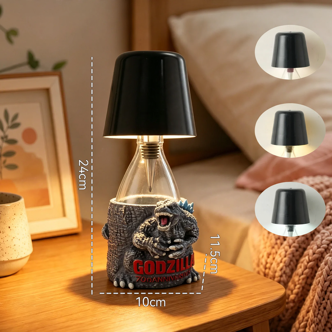 Godzilla Figures Table Lamp