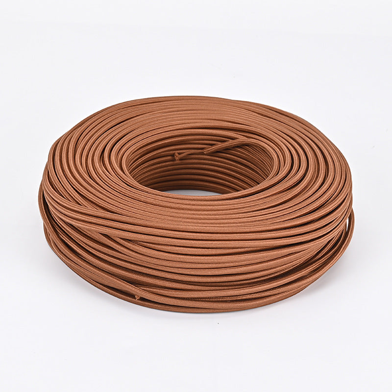 Textile-encased power cable 2×0.75 mm²