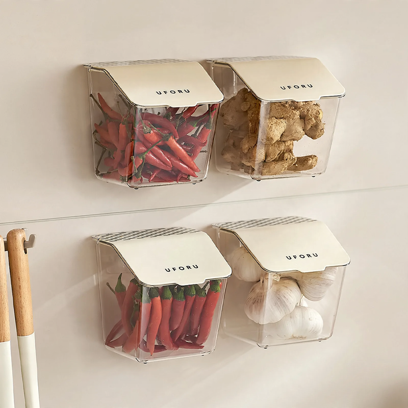 Wall-mounted storage box for vegetables, model A1170