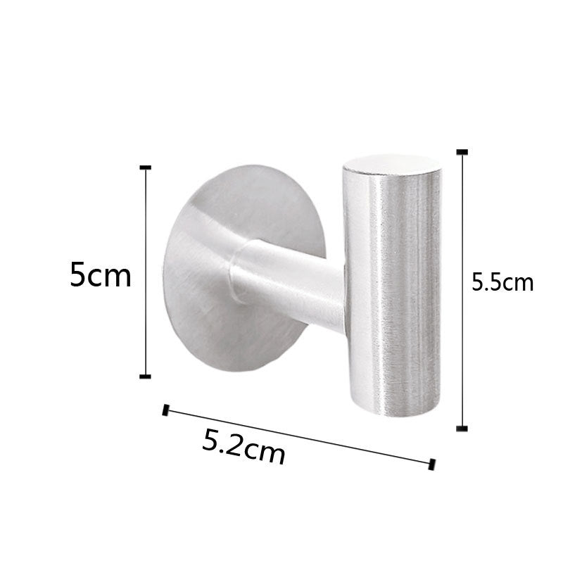 Stainless steel wall hooks, adhesive, bathroom and kitchen