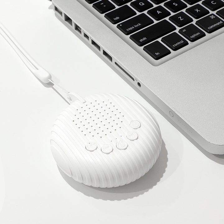Baby sleep aid with white noise and LED light, with timer