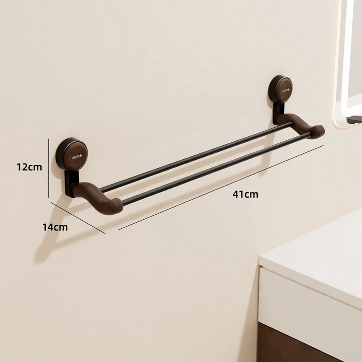 Suction Cup Towel Holder, Double Layer, No Drilling