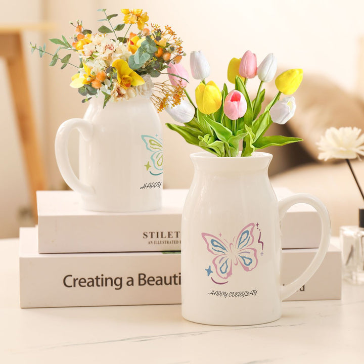 Ceramic drinking mug, porcelain