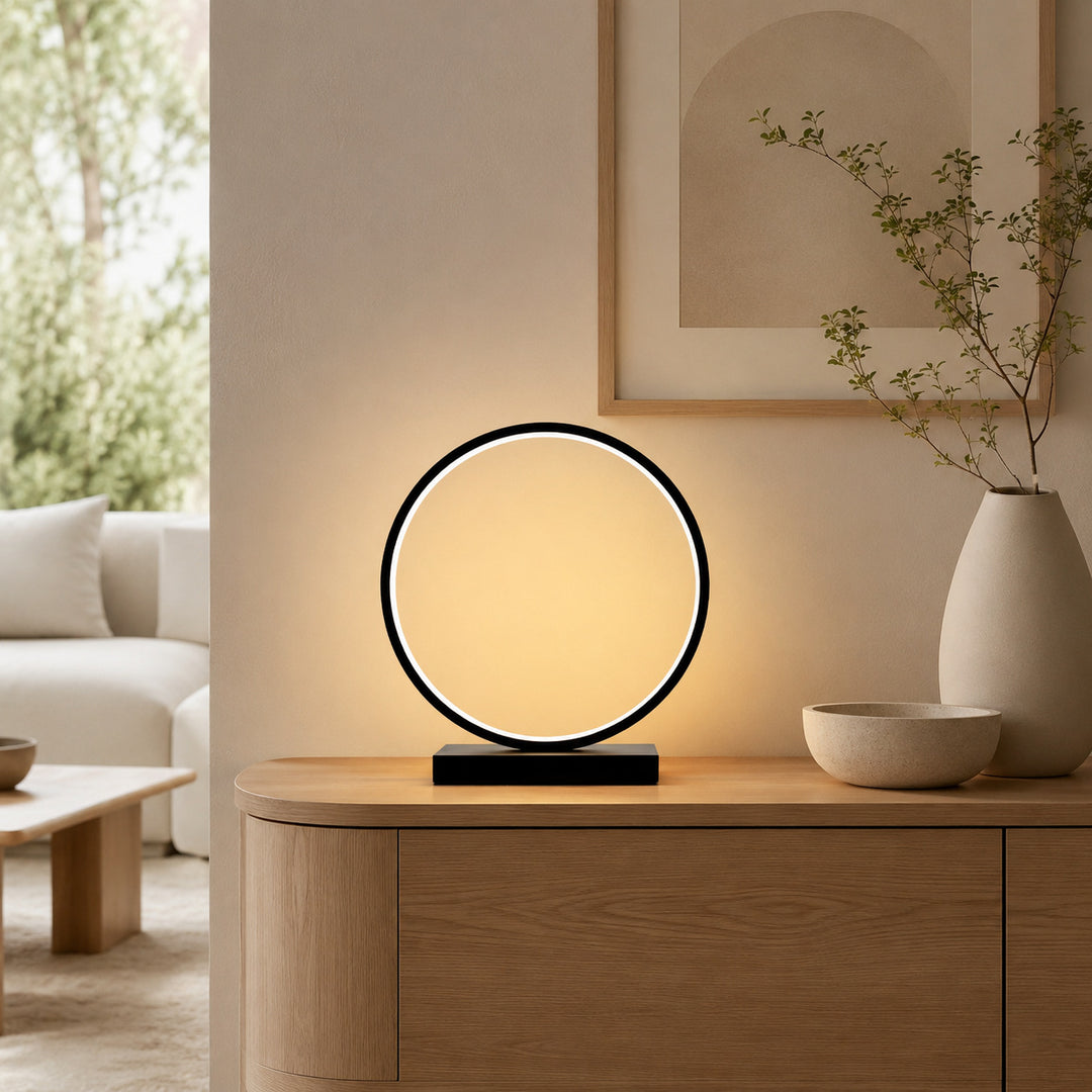 Ring light with RGB color change, aluminum base