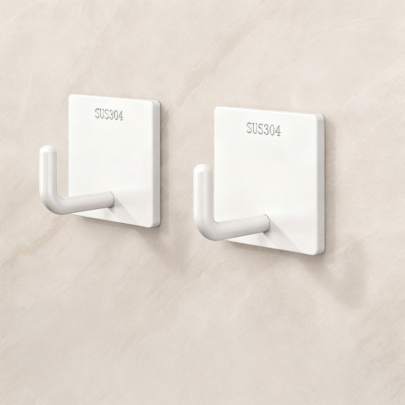 Stainless steel adhesive hooks with strong hold